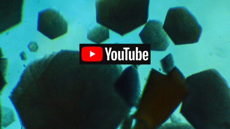 Silbernitrat, Video vom Wachsen eines Silberbäumchenskristalle